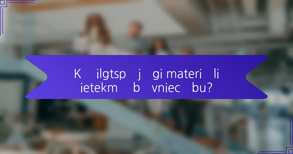 Kā ilgtspējīgi materiāli ietekmē būvniecību?